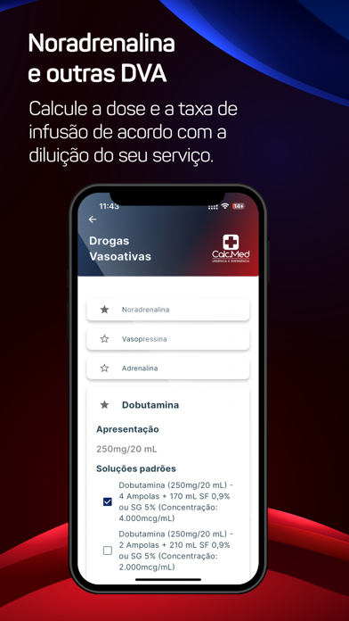 CalcMed: Urgência e Emergência應用截圖